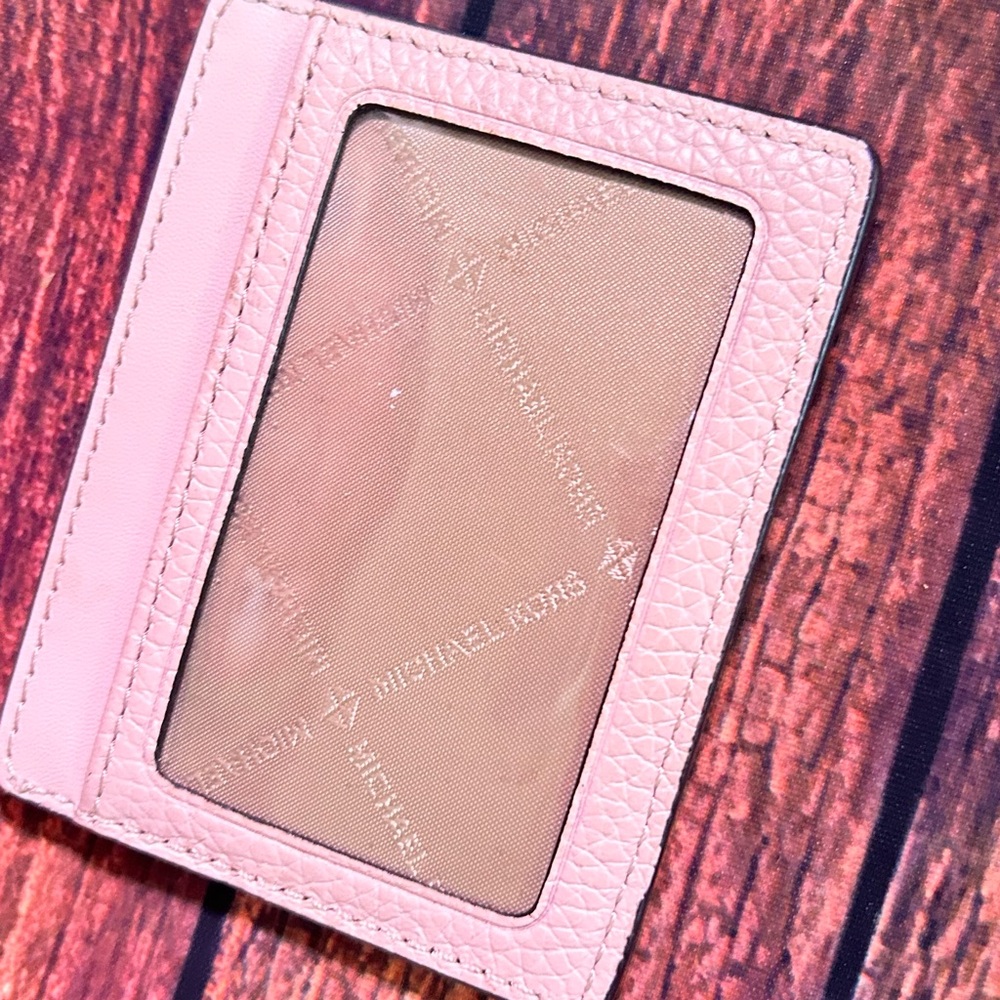 Michael Kors Blush Pink Card Holder